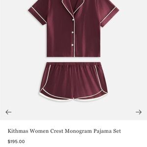 Kith Women's Burgundy Pajama Set